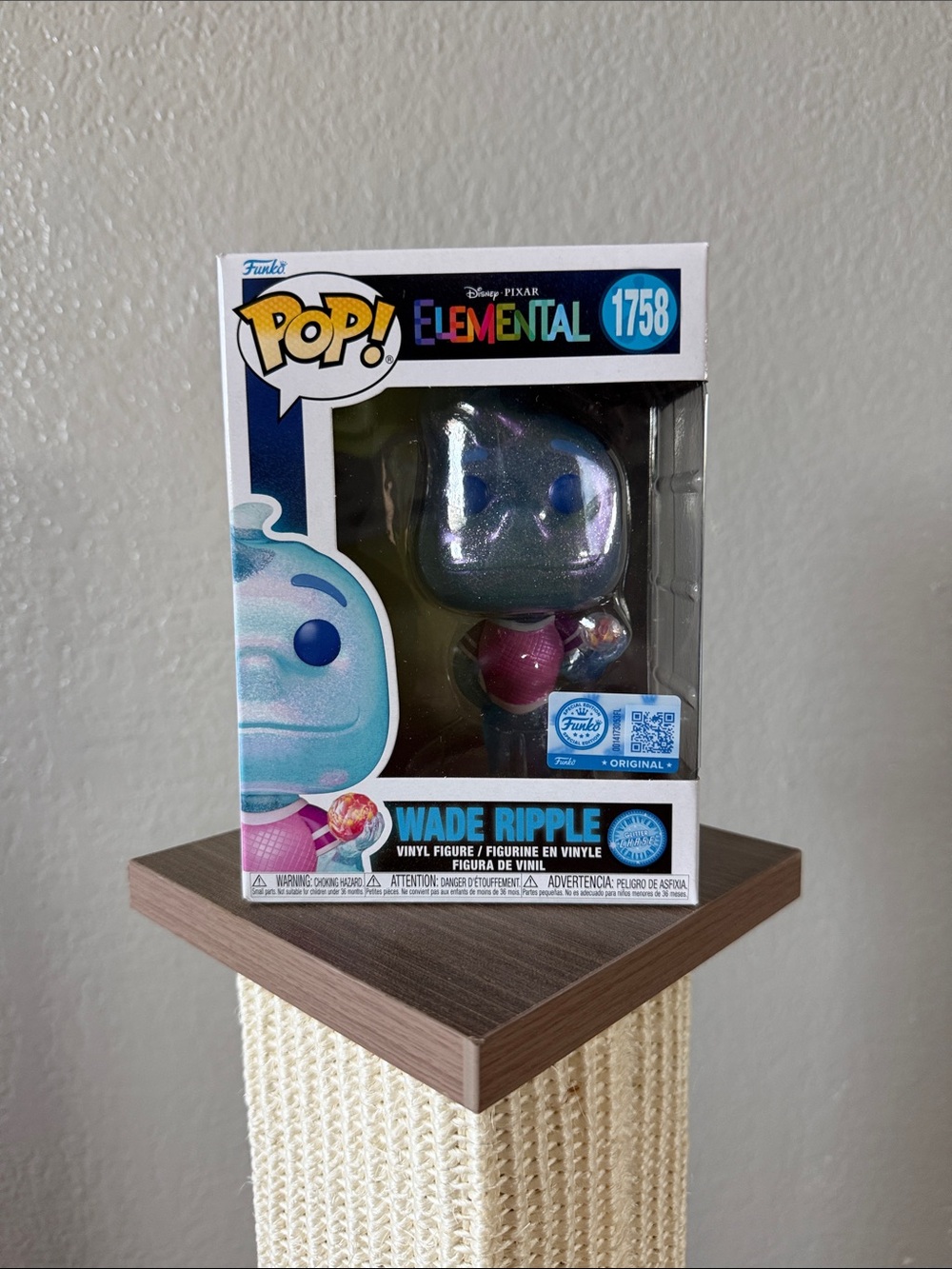 New Funko Pop CHASE Wade Ripple from Disney’s Elemental